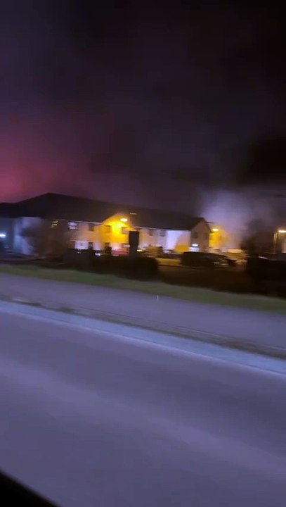 Fire in Inverness, earlier