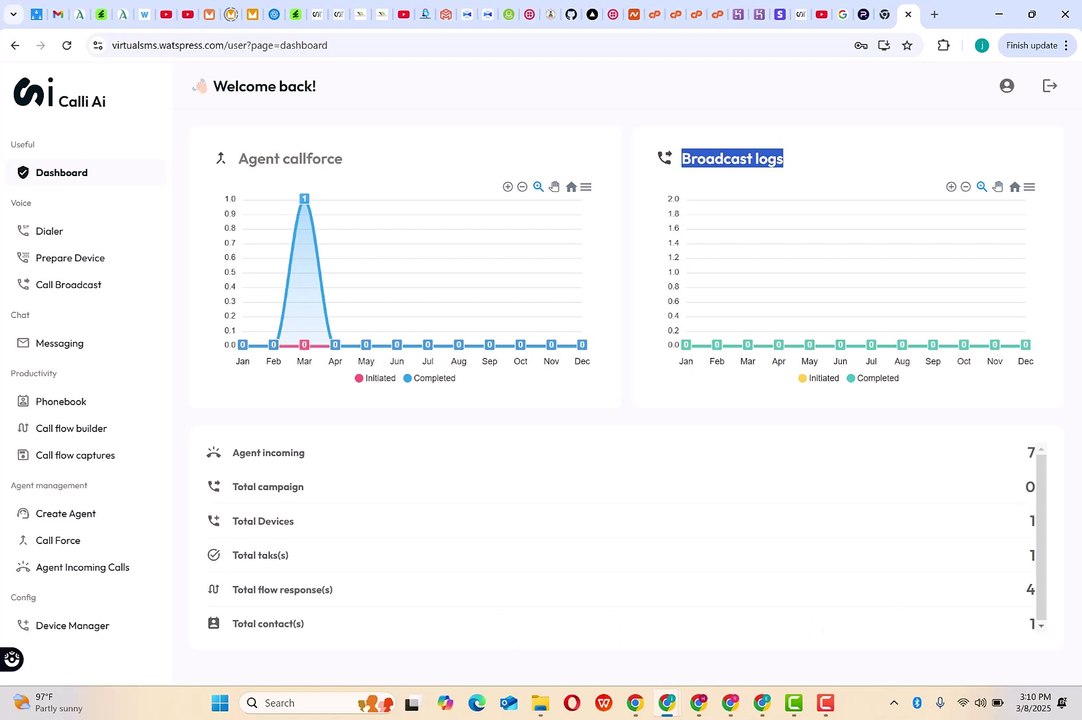 Calli Ai - Ai Powered Cloud call center system