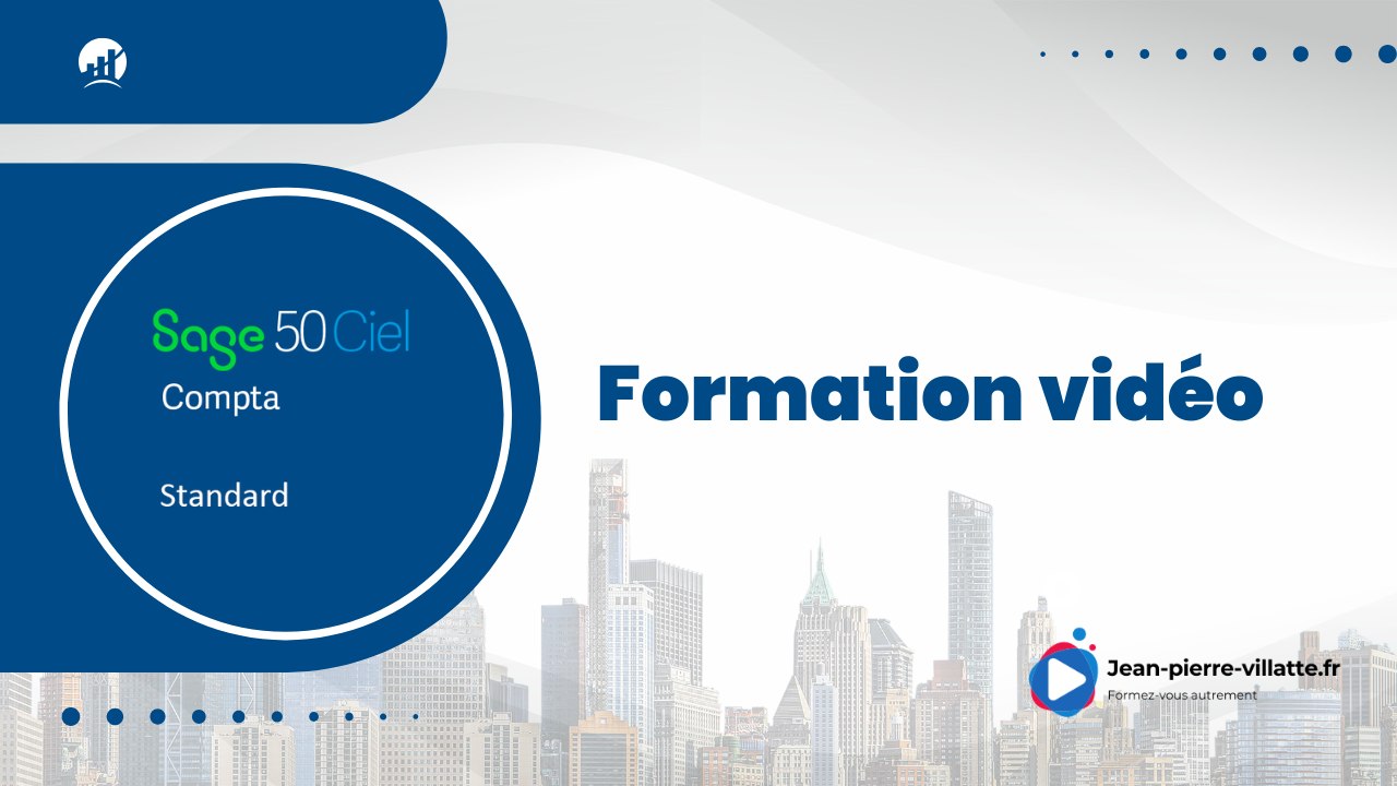 SAGE 50C CIEL Compta Standard : Top saisie