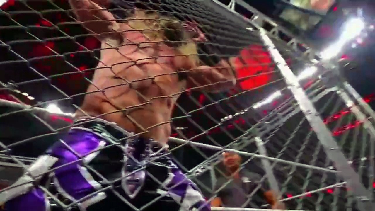 cm punk vs seth rollins steel cage match wwe raw on netflix