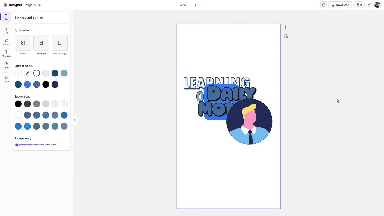 Microsoft Designer Section 16 Layer Arrangement