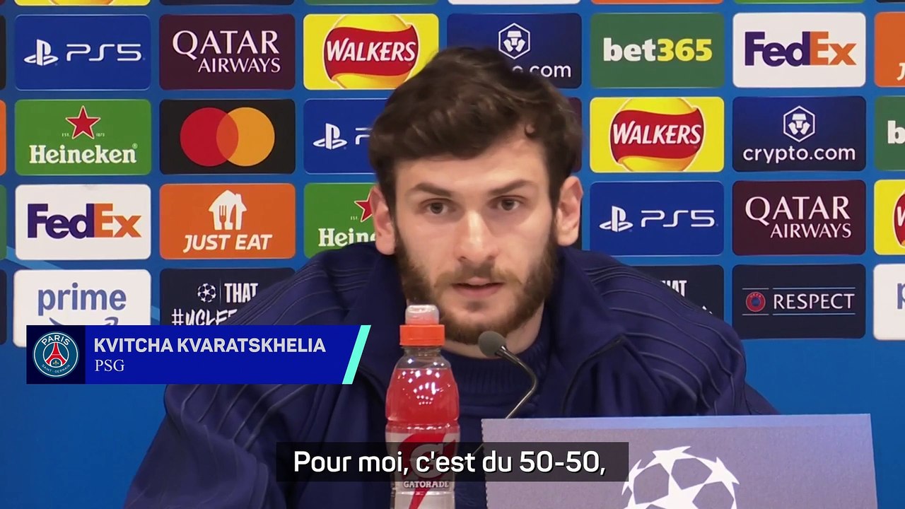 Kvaratskhelia : "C'est du 50-50"