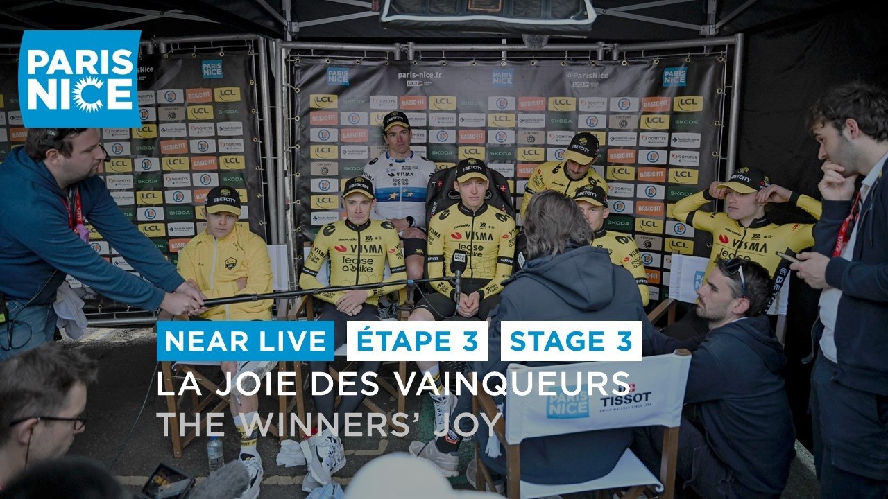 Paris-Nice 2025 - Stage 3 - The winners joy