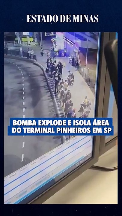 Bomba explode e isola área do terminal Pinheiros em SP