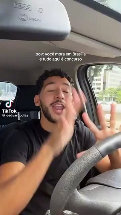 Criador de conteúdo faz vídeo sobre ser concurseiro na capital