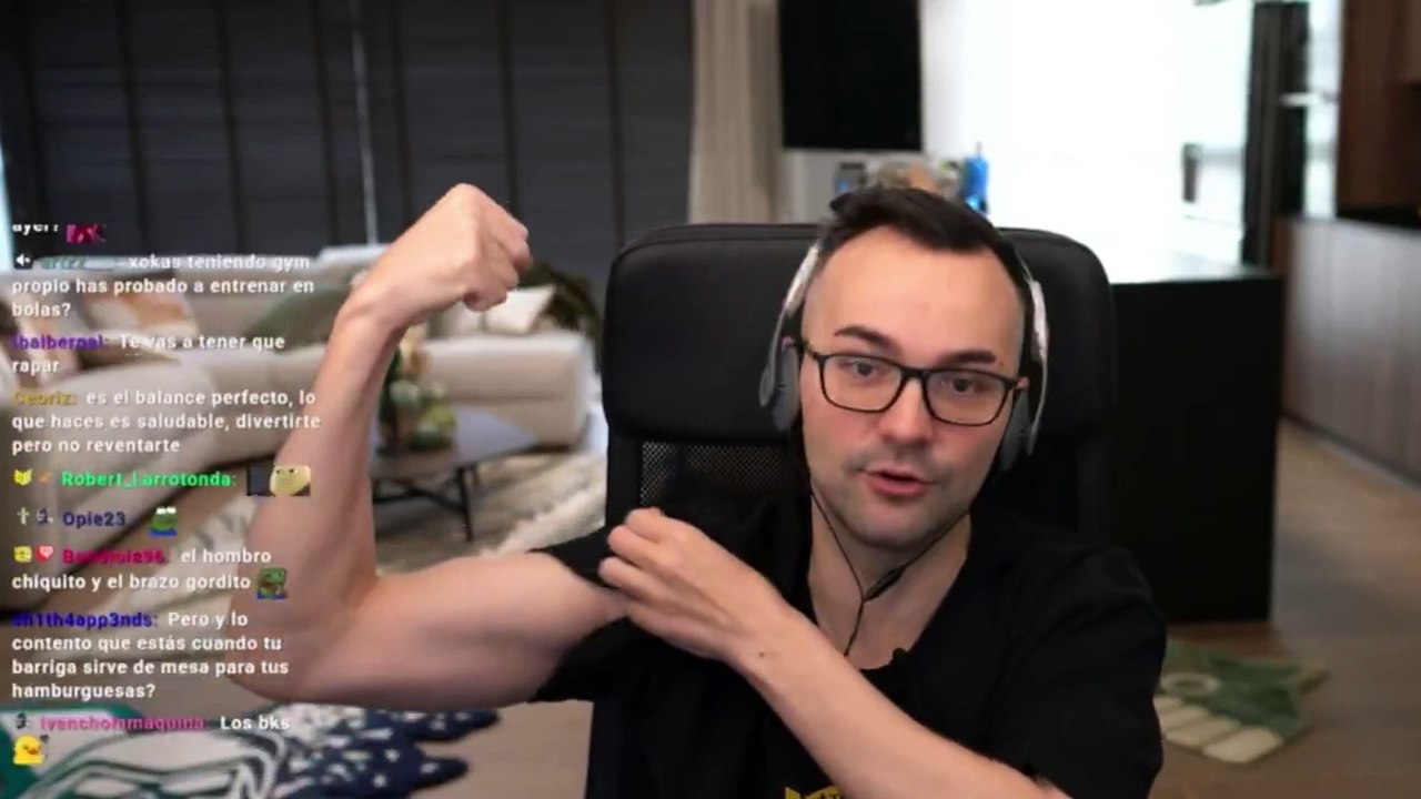 Xokas, muy contento con su cambio físico