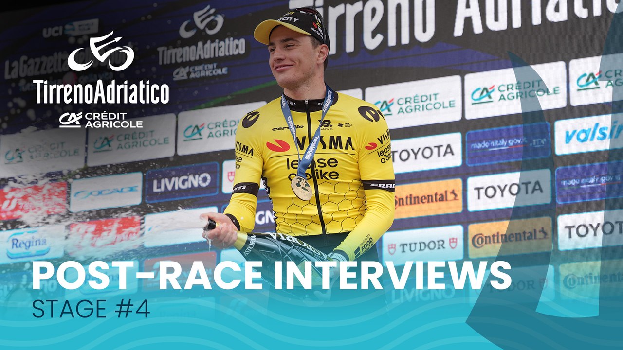 Tirreno Adriatico 2025 | Stage 4: Post-race interviews