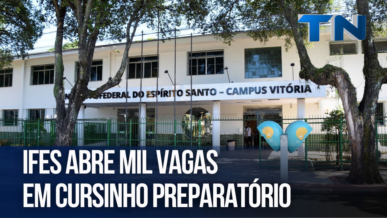 Ifes abre mil vagas em cursinho preparatório