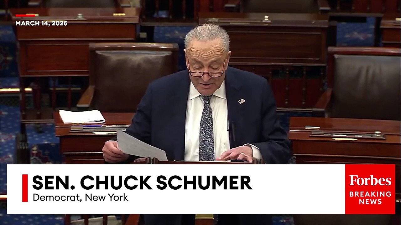 Chuck Schumer Explains Why He Will Vote To Avoid Government Shutdown Ahead Of Key Vote