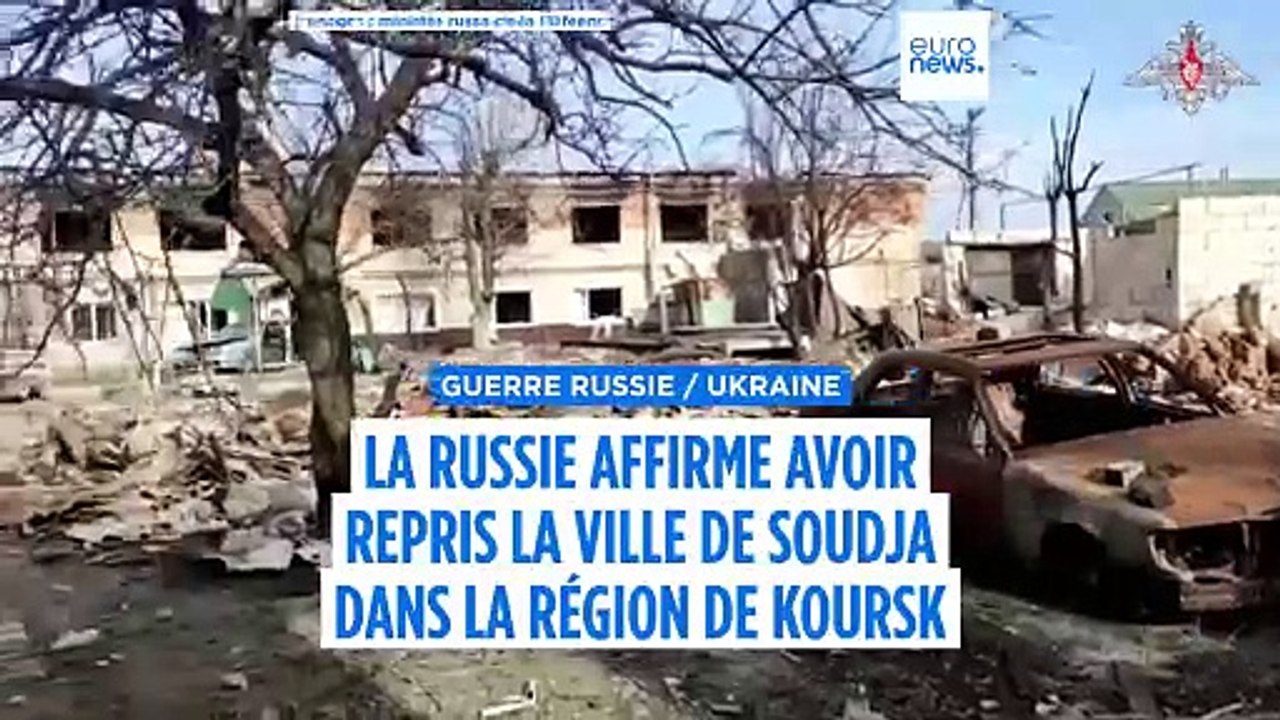 Koursk : la Russie déclare avoir repris Soudja, Poutine promet d'"épargner" les soldats ukrainiens