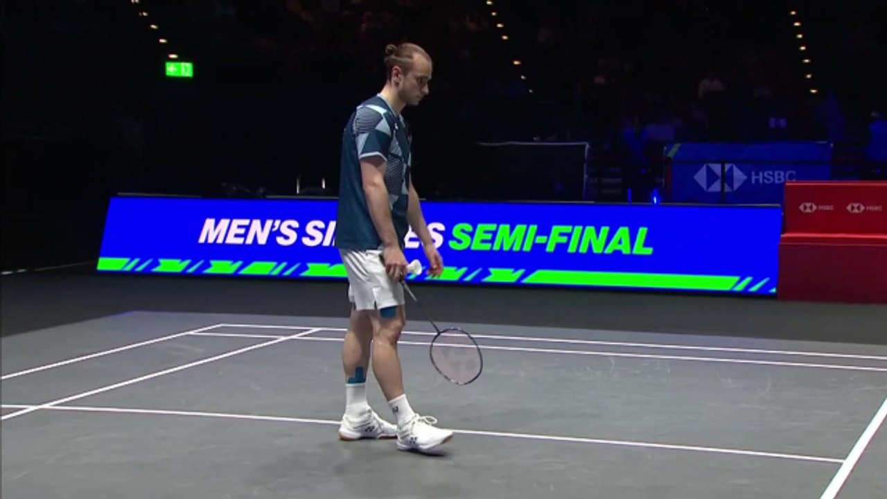 Le replay de la demi-finale d'Alex Lanier - Badminton - All England Open