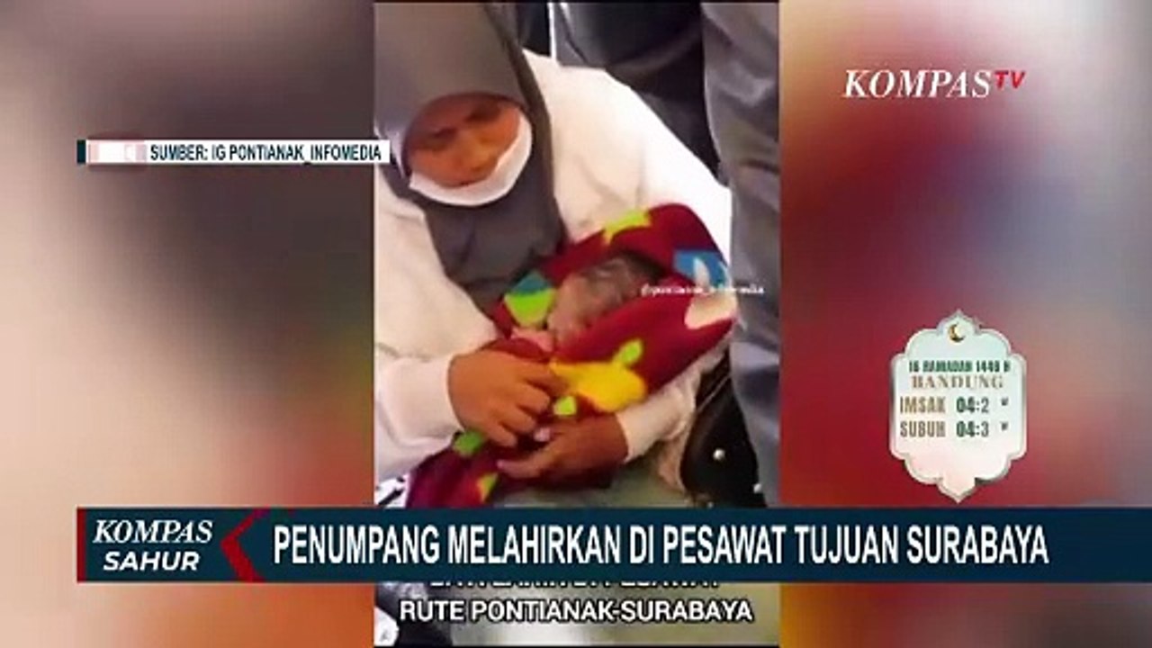 Viral! Bidan Bantu Penumpang Melahirkan di Pesawat Tujuan Surabaya