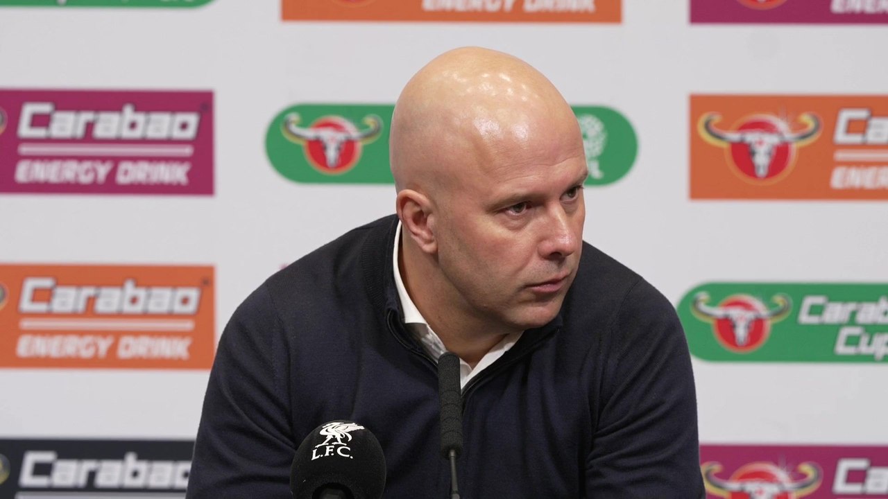 Arne Slot on Liverpool's Carabao Cup final defeat to Newcastle