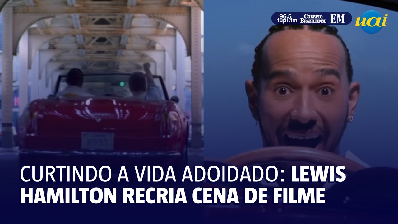 Lewis Hamilton recria cena de "Curtindo a vida adoidado"