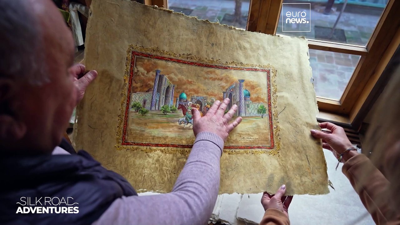 Samarkand’s Silk Road legacy: From ancient murals to the revival of silk paper