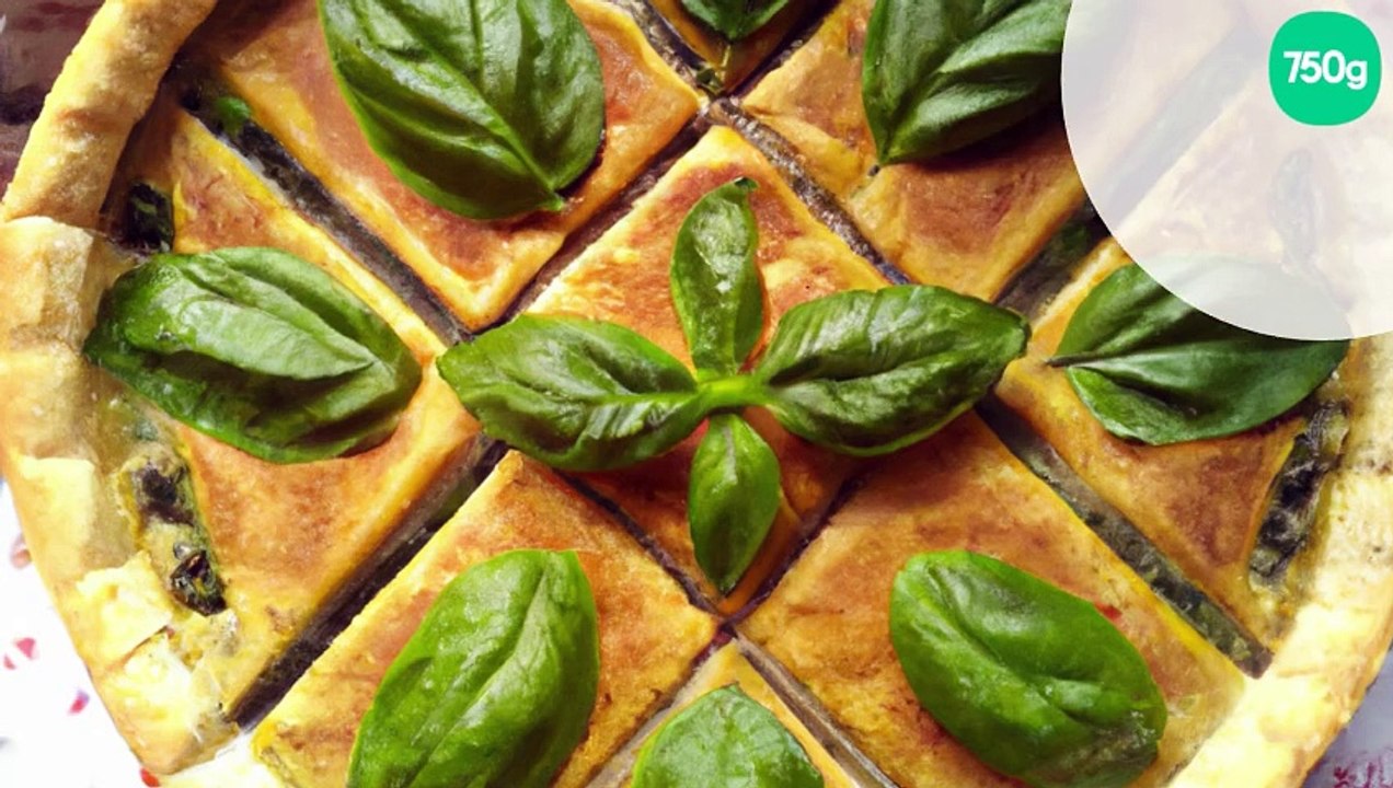 Tarte au basilic