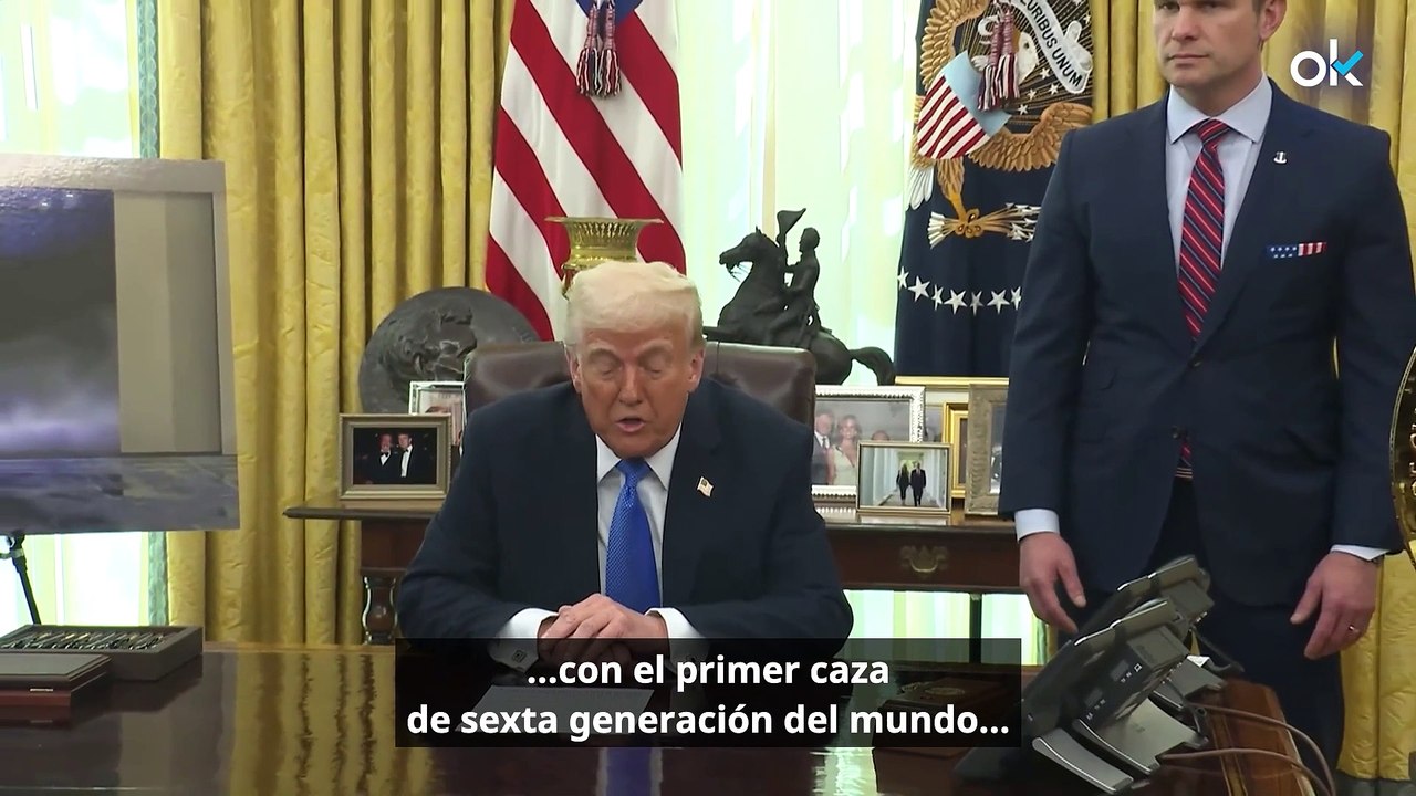 Trump anuncia el F-47, un avión de combate de sexta generación