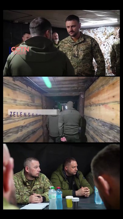 Zelenskyy makes surprise visit to Pokrovsk frontline command post