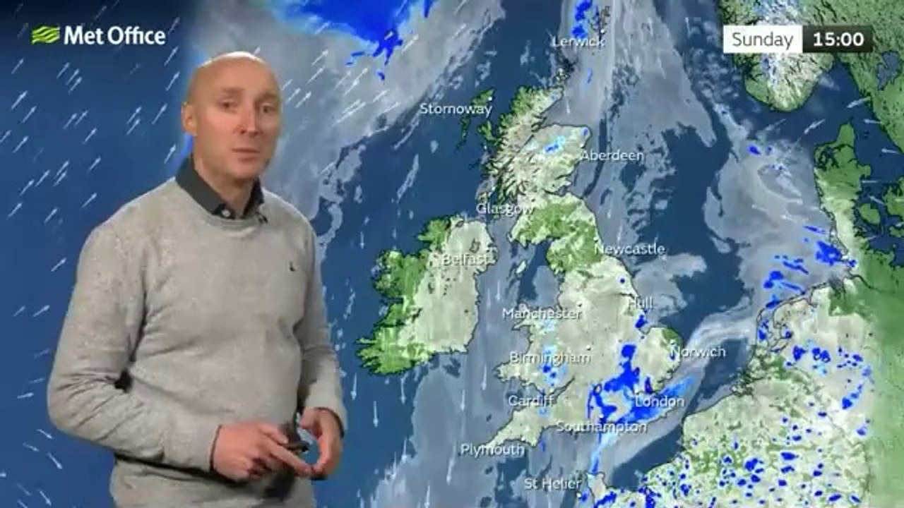 Met Office afternoon forecast March 23