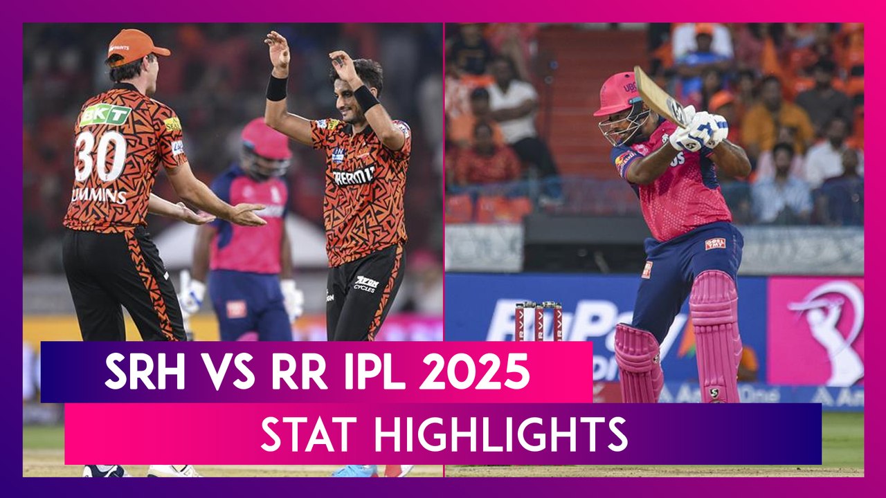 SRH vs RR IPL 2025 Stat Highlights: Sunrisers Hyderabad Secure Dominant Victory