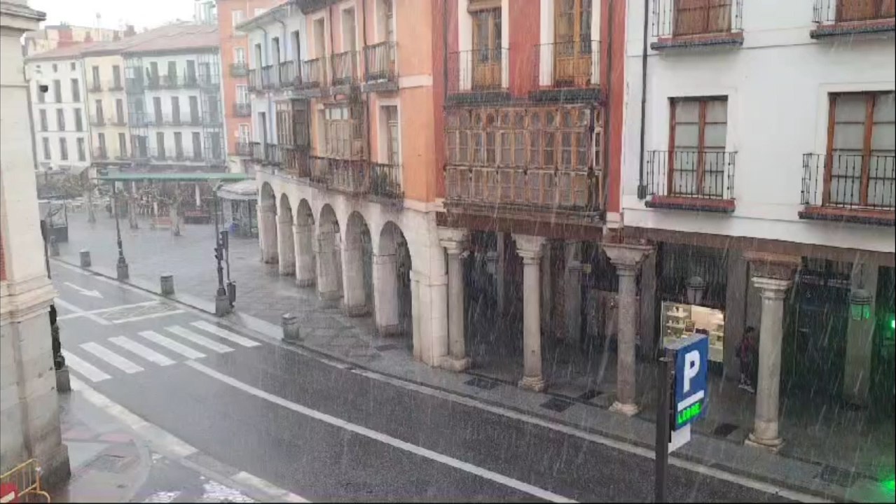 Granizada en Valladolid
