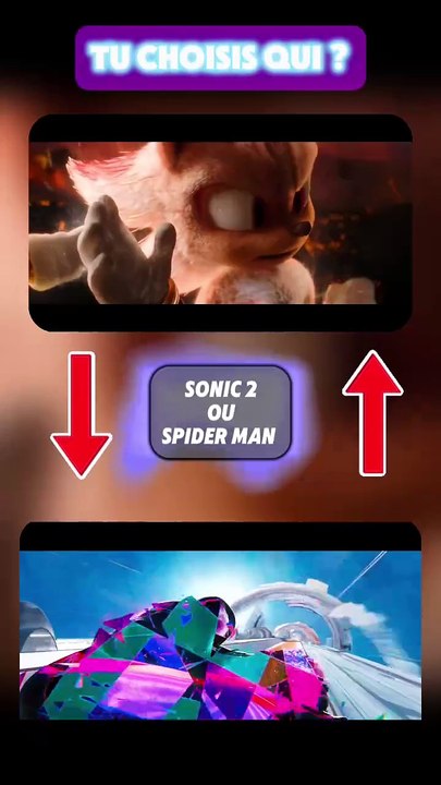 Sonic 2 vs Spider man