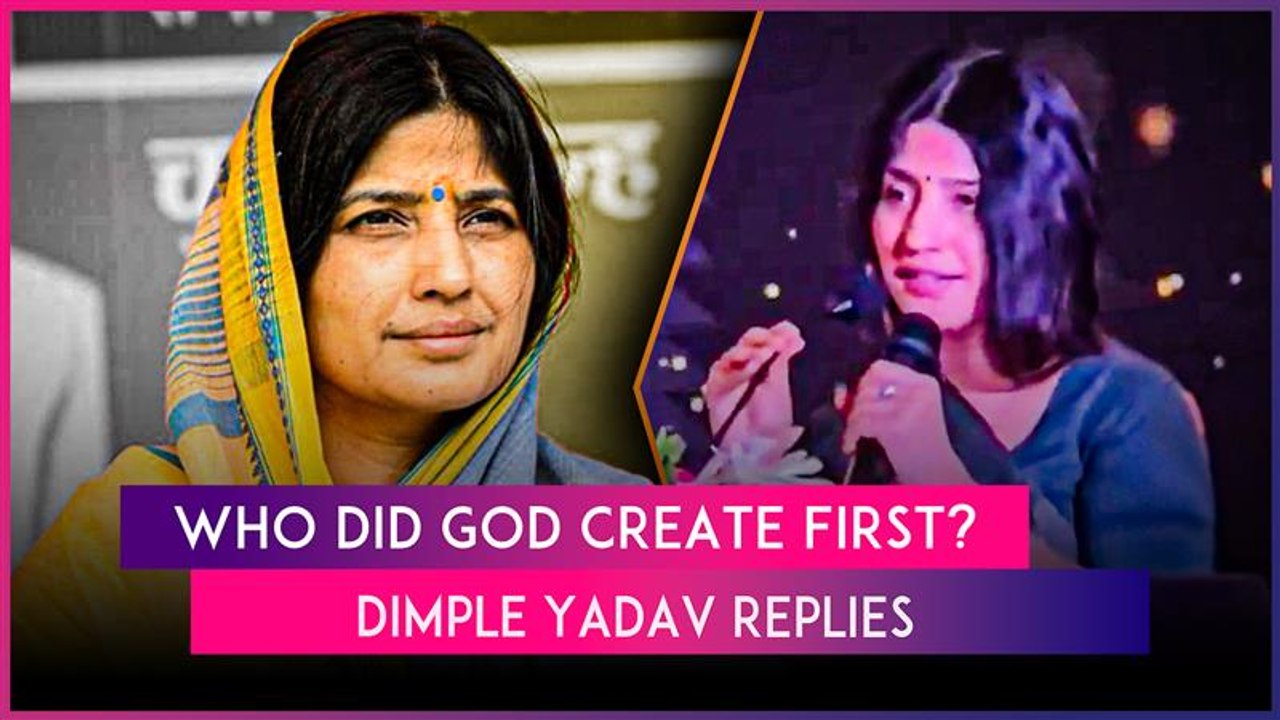 ‘God Must Have Created Men First Because…’: Dimple Yadav’s Witty Remarks Go Viral