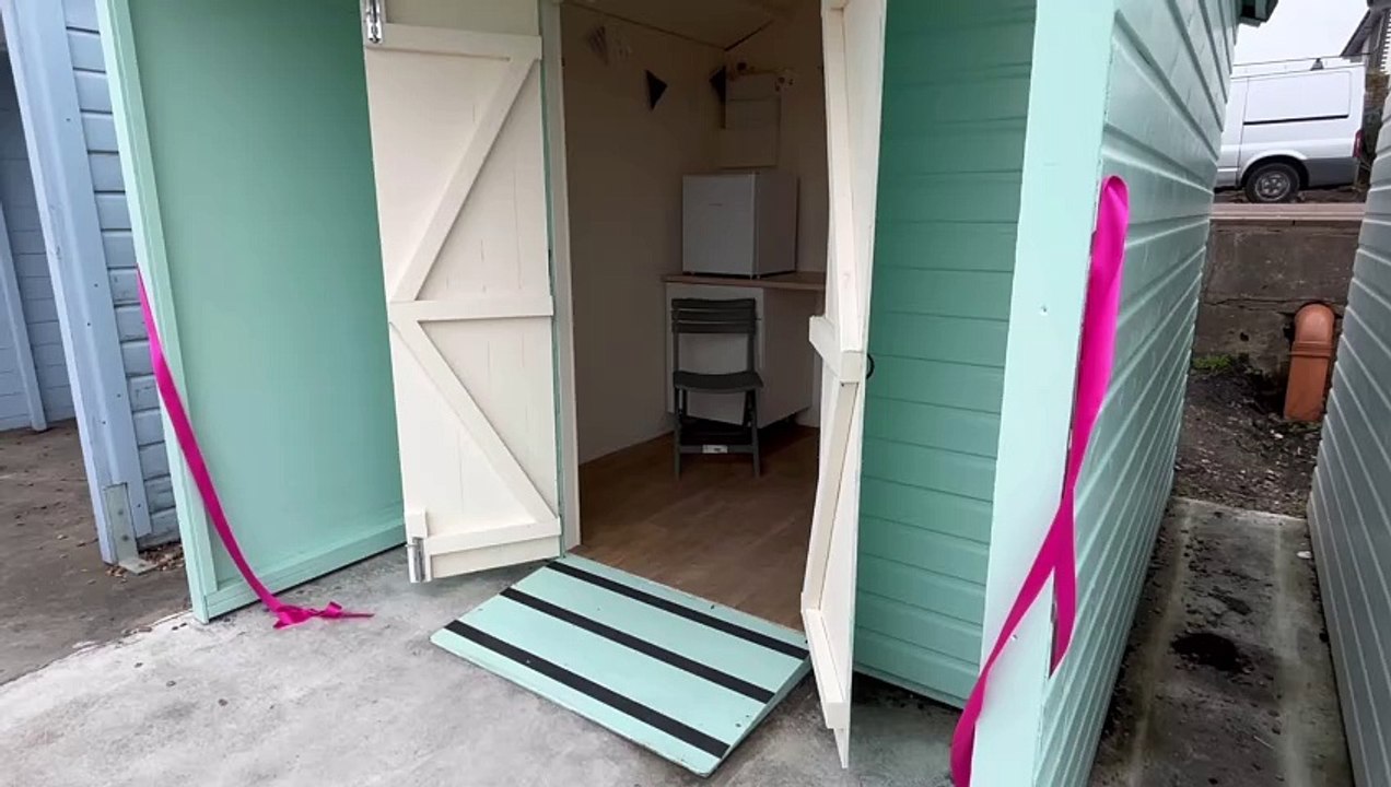Accessible Beach Huts installed in Southsea