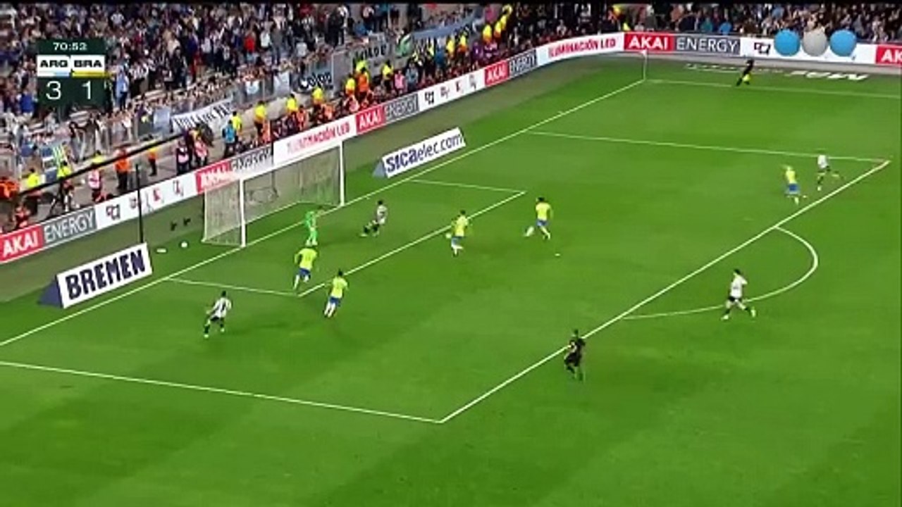 Argentina 4 - 1 Brasil: el gol de Giuliano Simeone