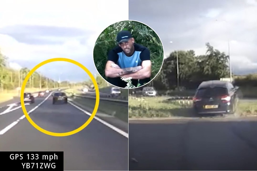 Watch as dangerous driver reaches speeds of 130mph on A19 in stolen car