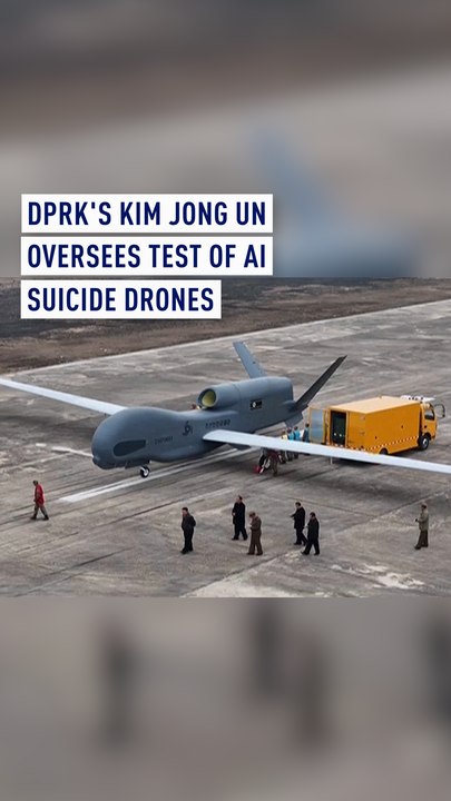 DPRK's Kim Jong Un oversees test of AI suicide drones
