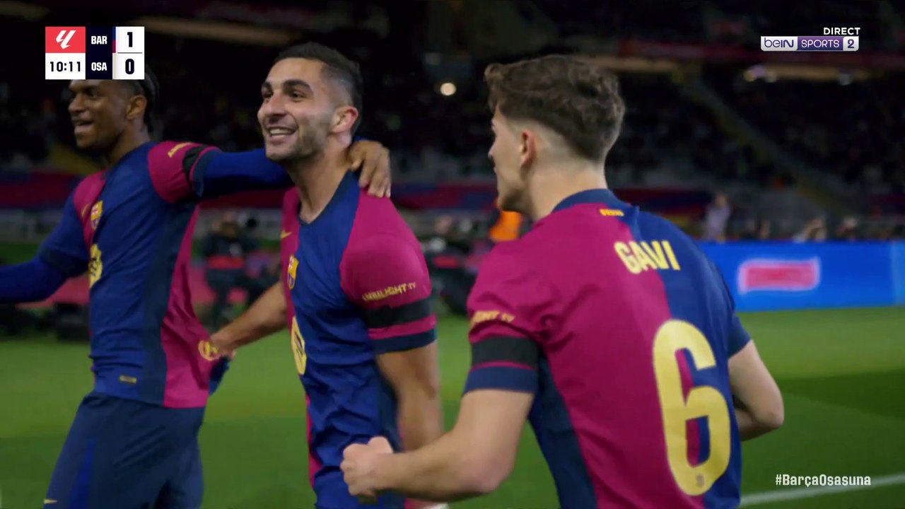Ferran Torres lance déjà le Barça au terme d'une action magnifique !