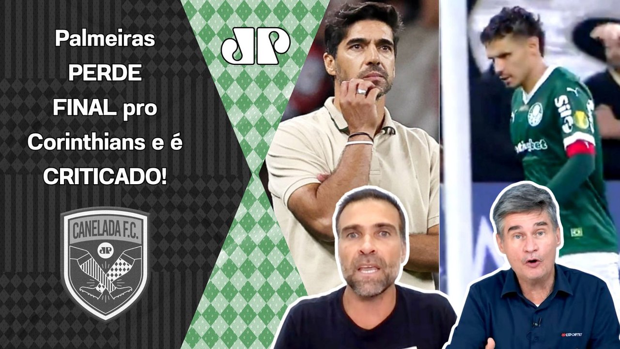 "MEDÍOCRE!!! O Palmeiras foi RIDÍCULO contra o Corinthians! O Abel Ferreira e o Raphael Veiga..."