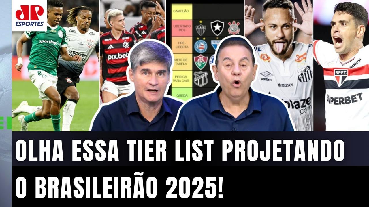 "EU CRAVO! SABE quem VAI SER CAMPEÃO e quem VAI CAIR no Brasileirão???" | TIER LIST FERVE DEBATE!