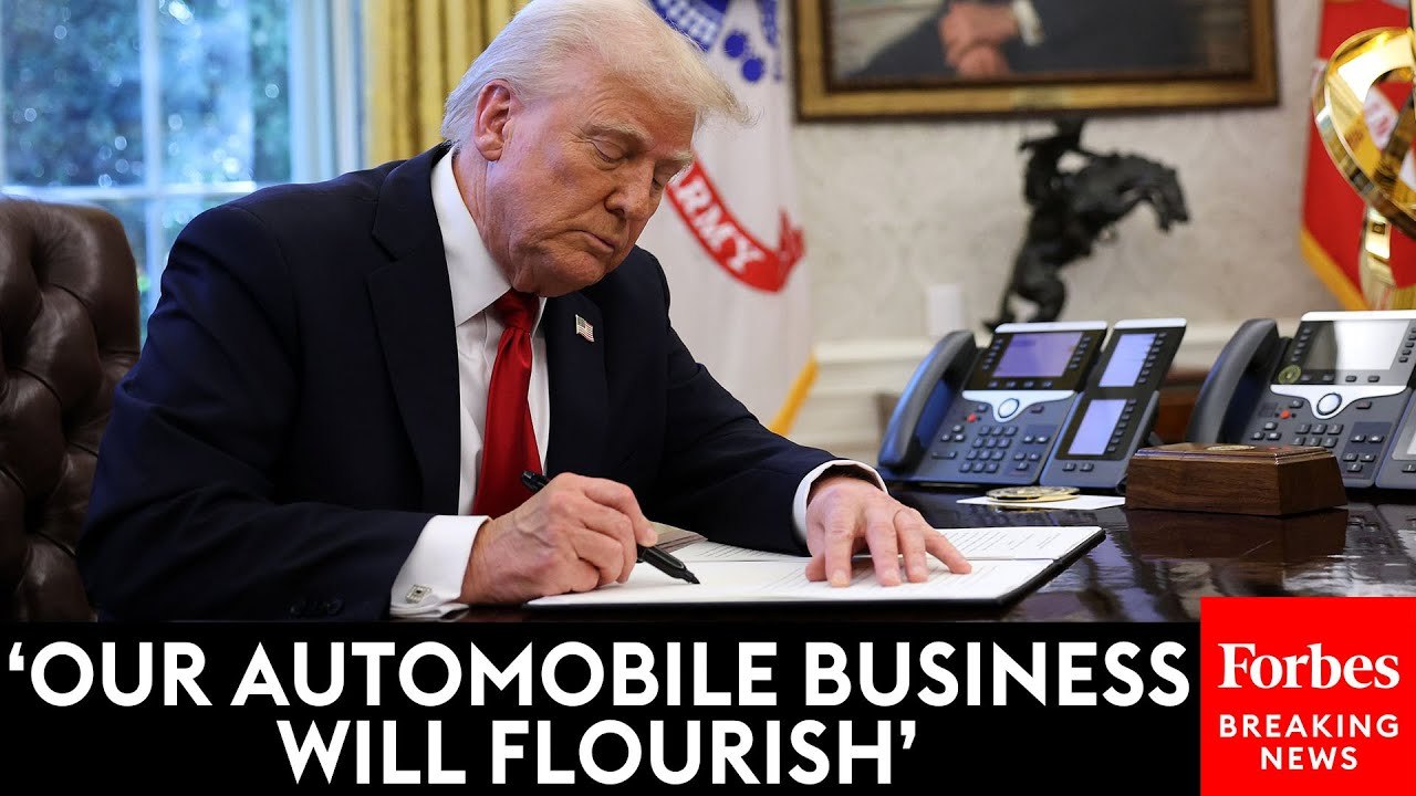 Trump Signs Far-Reaching Auto Tariffs, Predicts Massive Economic Benefits For U.S.