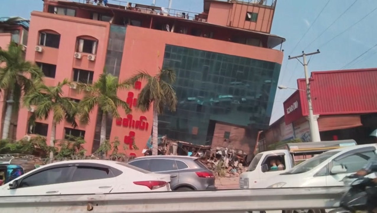 Massive earthquake strikes Myanmar and Thailand