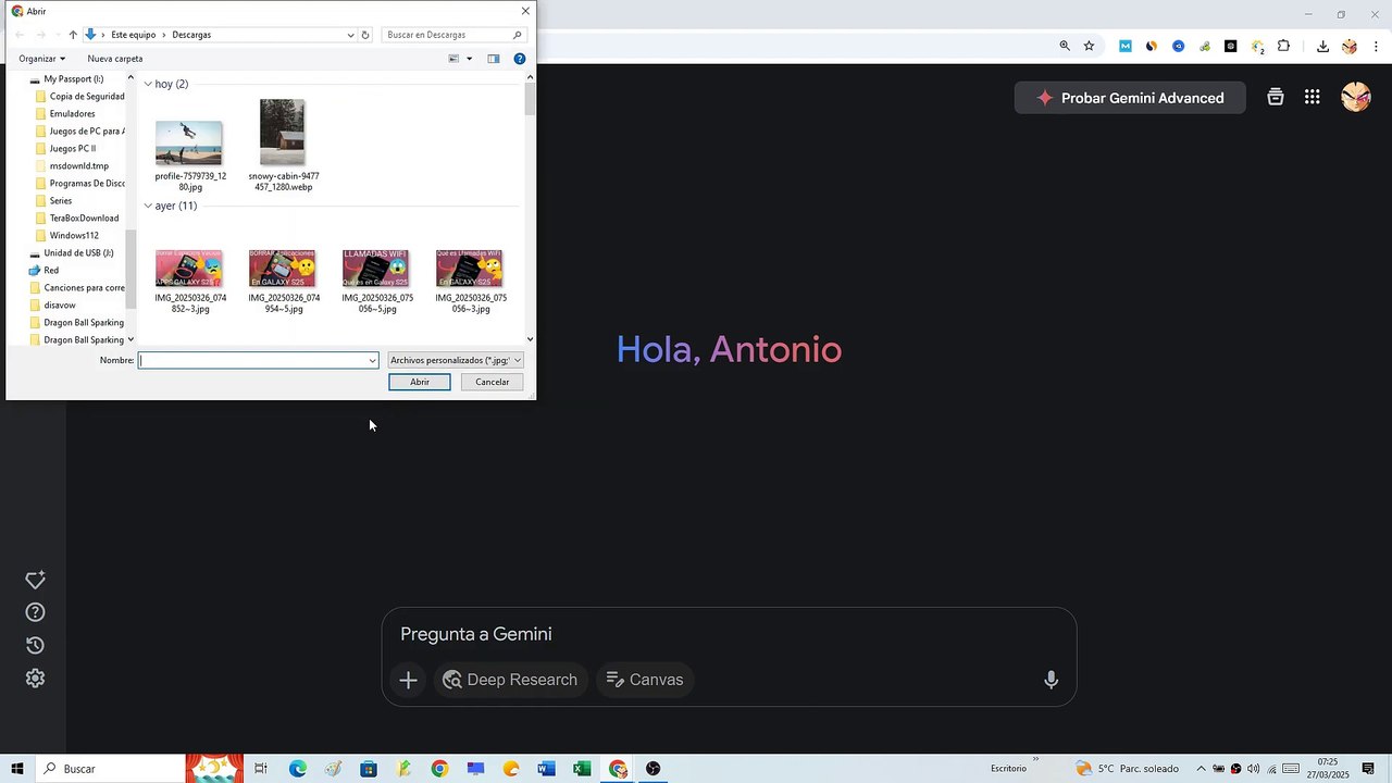 📄👈📷 Como PEDIRLE a GOOGLE GEMINI que nos DESCRIBA una IMAGEN FÁCIL y RÁPIDO