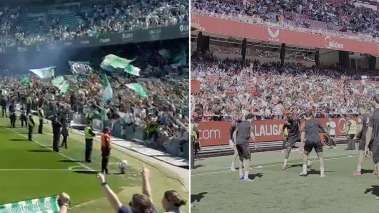 Comparativa de entrenamientos de Betis y Sevilla: ¡31.500 en el Villamarín y 15.231 en el Pizjuán!