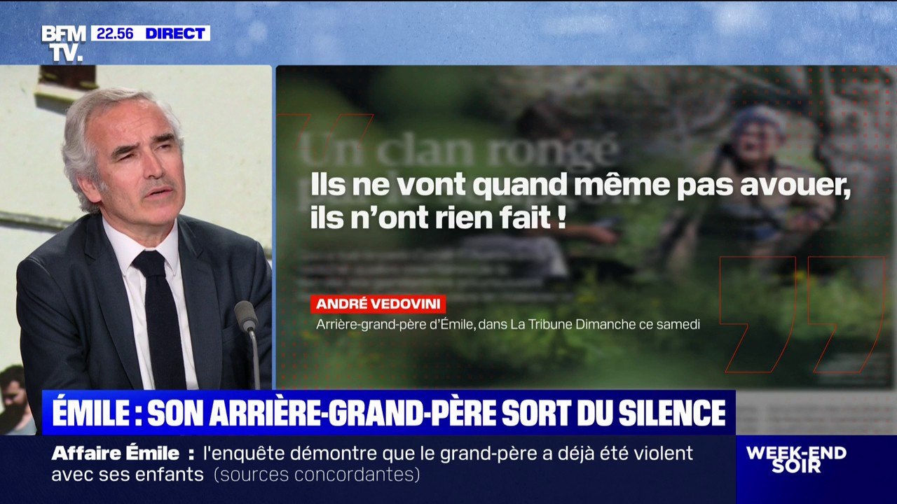 "Ils ne vont pas quand même pas avouer, ils n'ont rien fait": l'arrière-grand-père d'Émile sort du silence