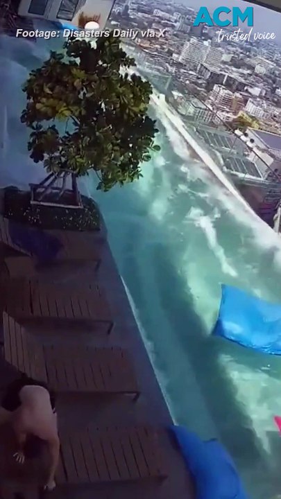 Magnitude 7.7 earthquake collapses buildings across south-east Asia