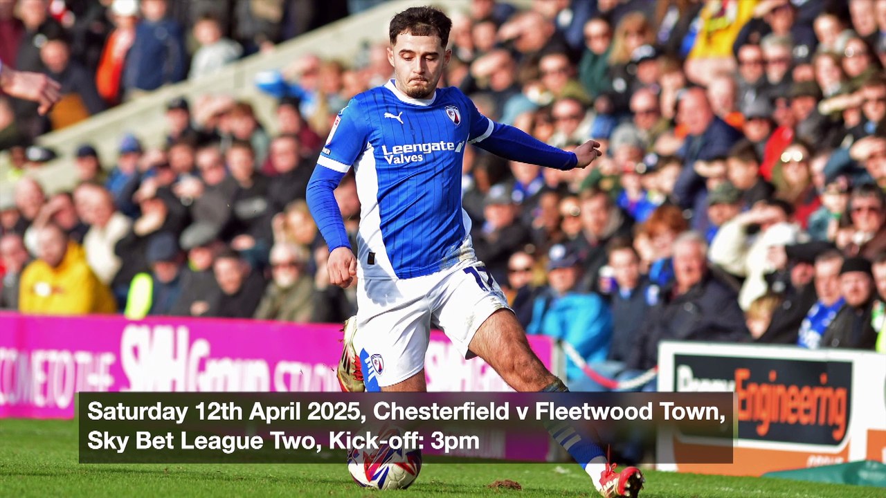Chesterfield FC April 2025 fixtures