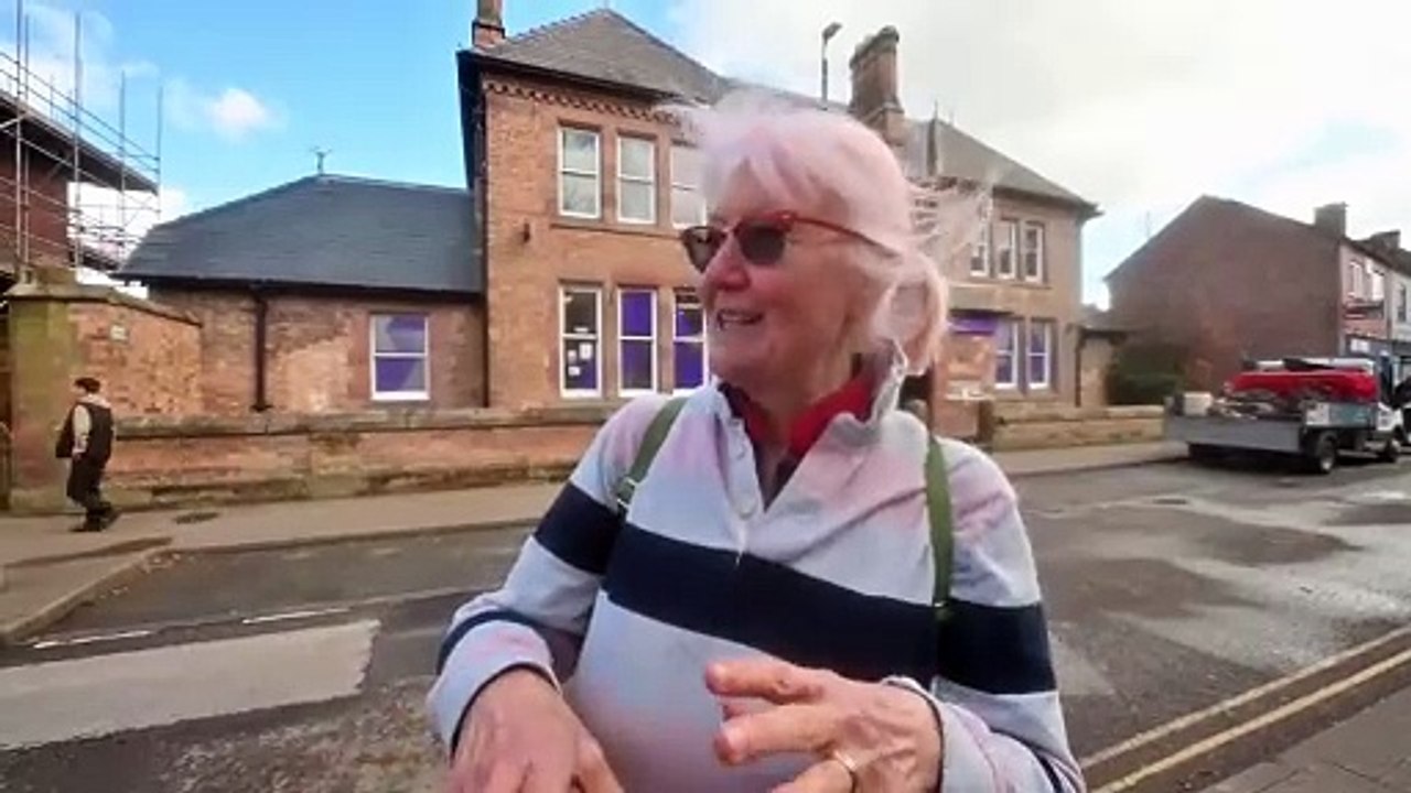 Market Drayton on potholes