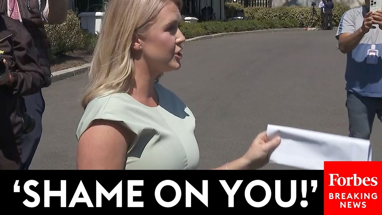 Karoline Leavitt Snaps At Reporter Asking About Migrant Deportations