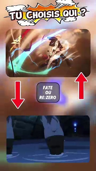 Fate ou RE:zero tu dois me dire si t’as choisi