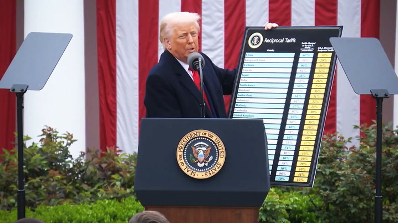 Trump unveils reciprocal tariffs at 'Liberation Day' White House event