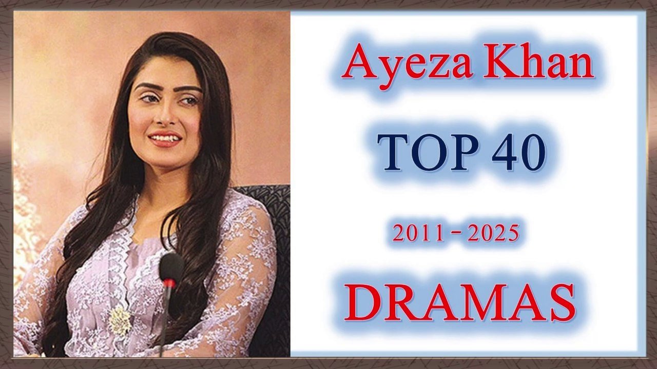Top 40 Best Dramas Of Ayeza Khan | Ayeza Khan Best Dramas List #ayezakhan