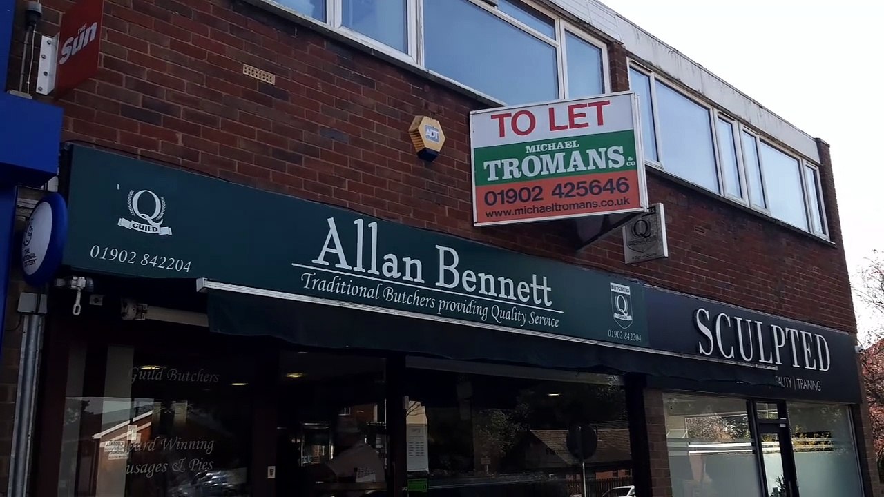 Community butcher shop Allan Bennett's near Wolverhampton is closing down