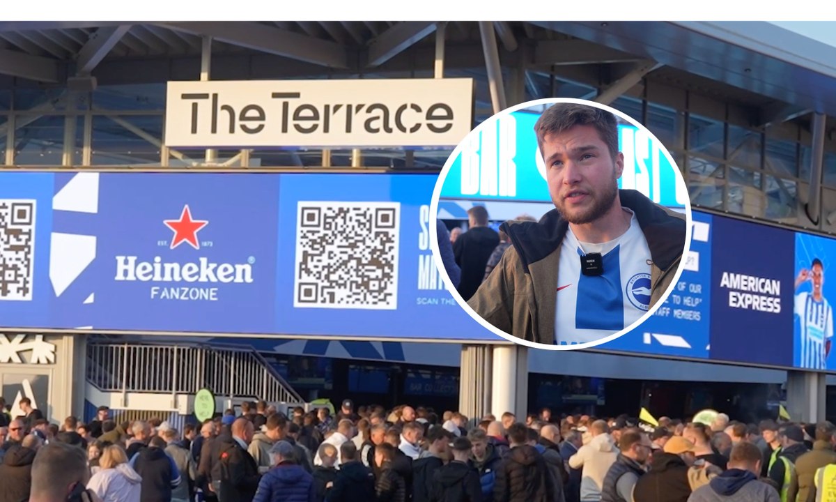 Brighton fans react to new 'The Terrace' Fan Zone
