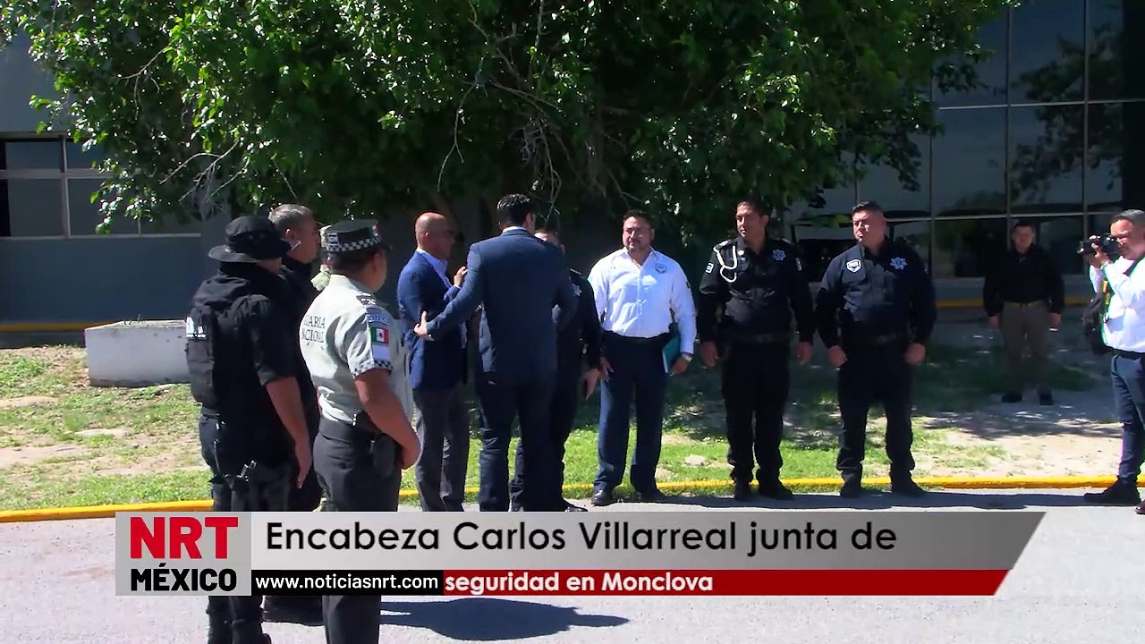 Encabeza Carlos Villarreal junta de seguridad en Monclova