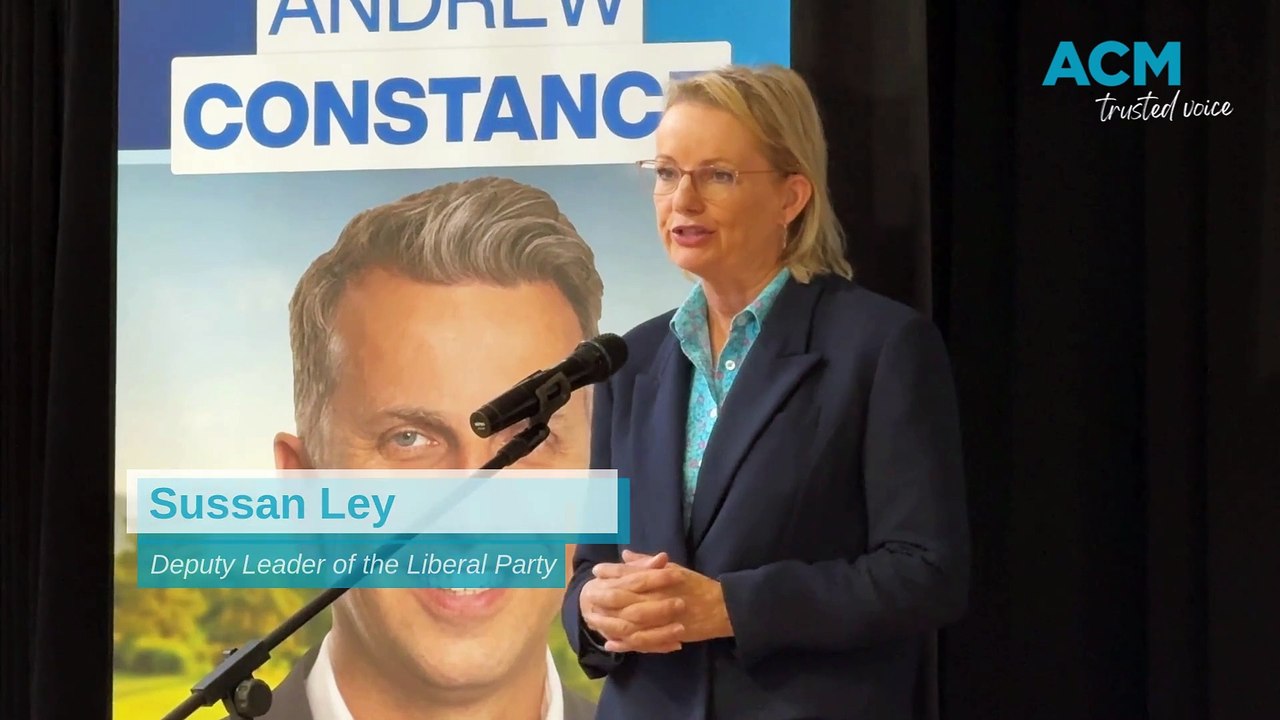 Andrew Constance's Liberal Party campaign launch